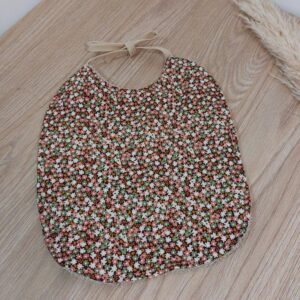 bavoir fleuri fille original