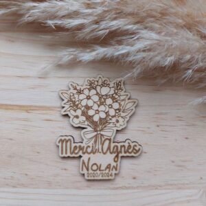 magnet bouquet merci maitresse