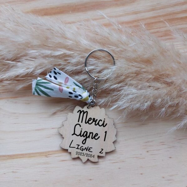 Porte-Clé Dahlia "Merci" – Image 2
