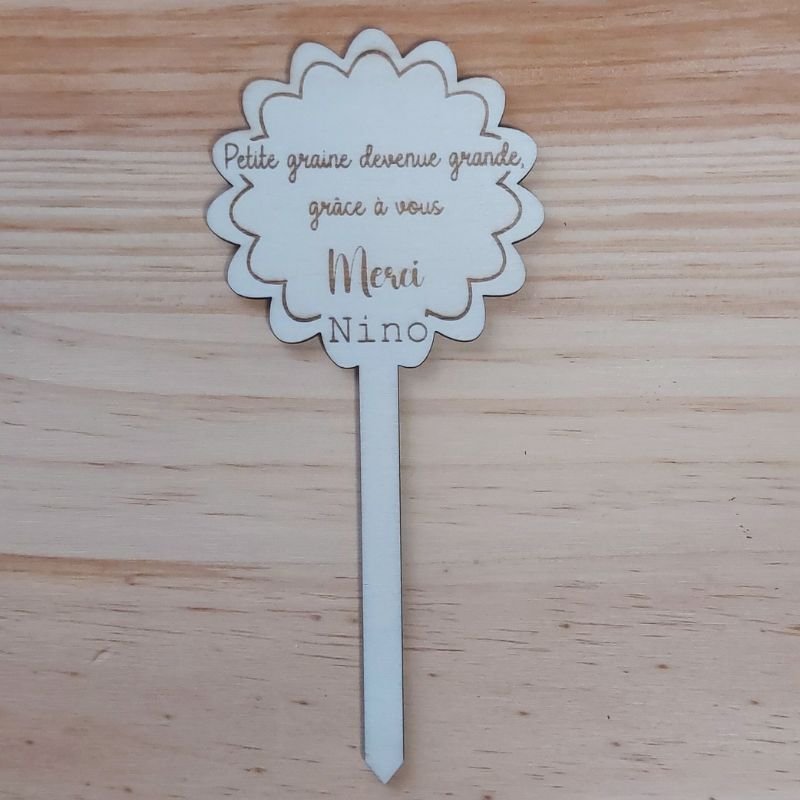 Pieu de Plante personnalisé - Cadeau de fin d'année – Image 8