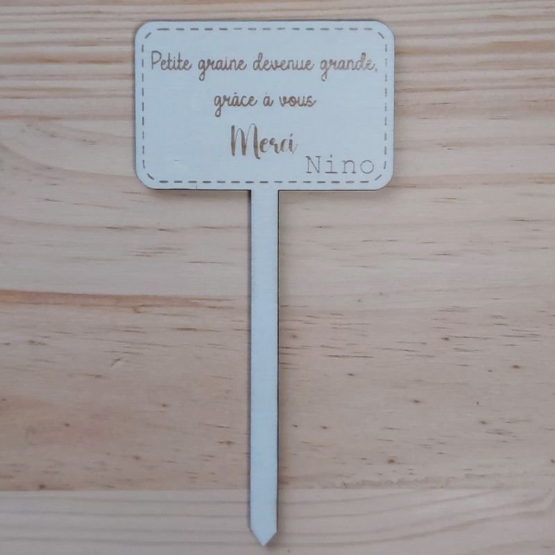 Pieu de Plante personnalisé - Cadeau de fin d'année – Image 6