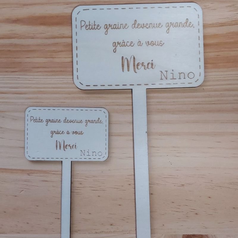 Pieu de Plante personnalisé - Cadeau de fin d'année – Image 3