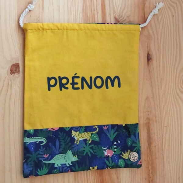 Sac de change – Motif avion & ciel étoilé rose – Image 10