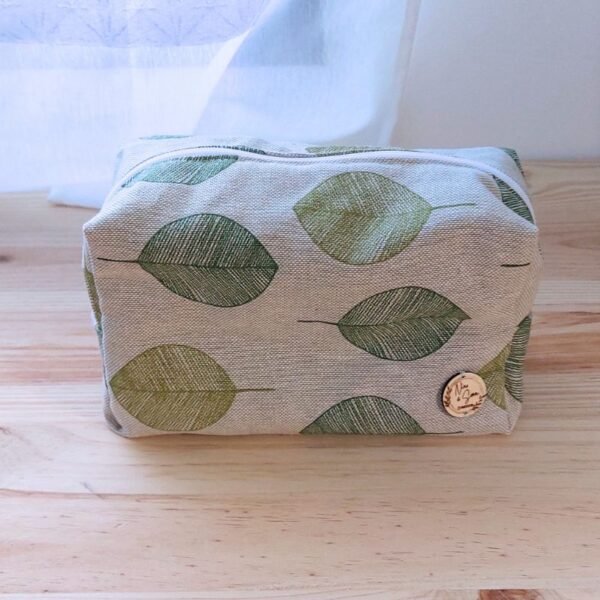 trousse de toilette feuille