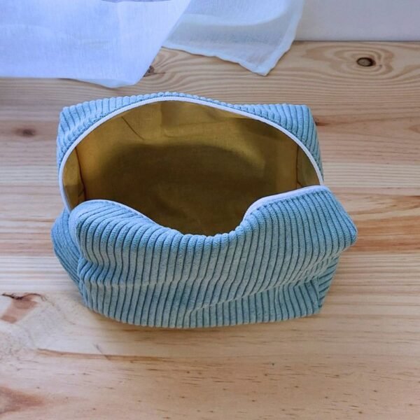 trousse de toilette velours cotelé
