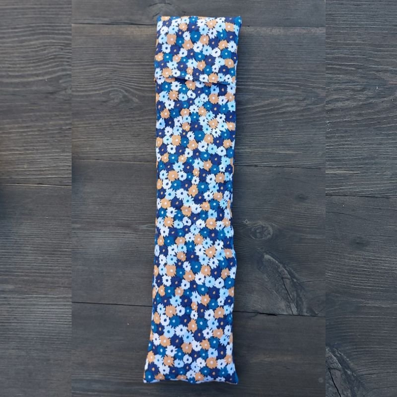 Bouillotte Sèche Longue pour le Cou – Graines de Lin françaises – Image 2