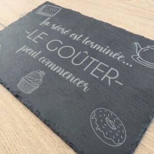 Ardoise goûter – Cadeau de fin d’année original pour maîtresse, ATSEM ou nounou
