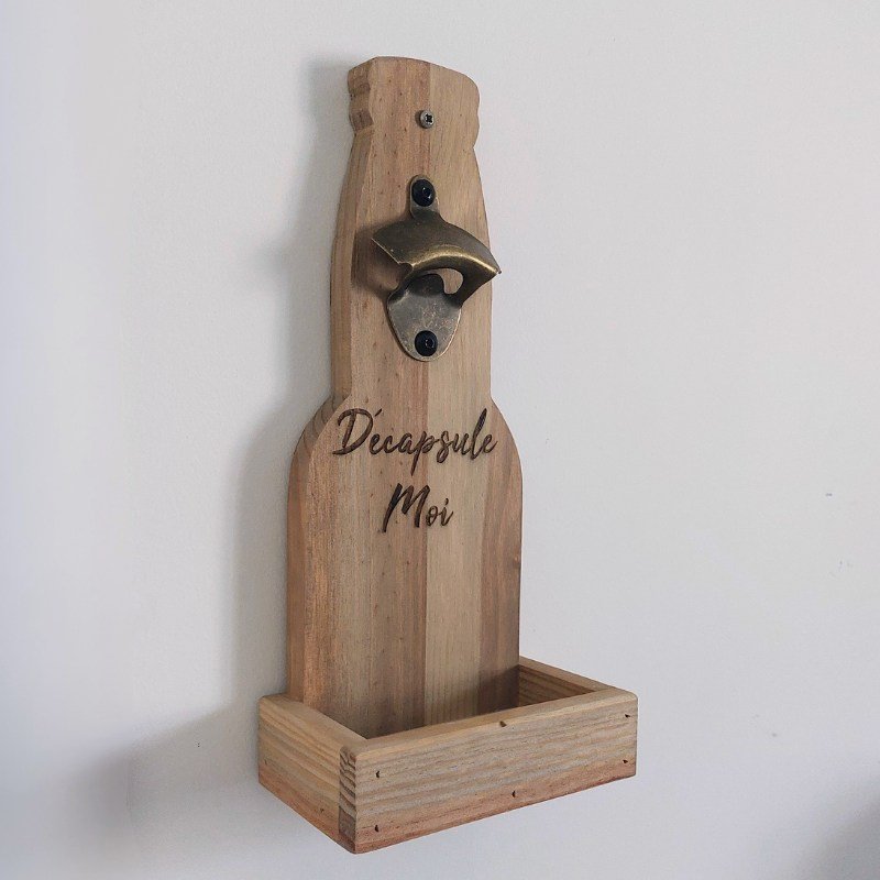 Décapsuleur Mural "Décapsule Moi" - Cadeau homme original – Image 3