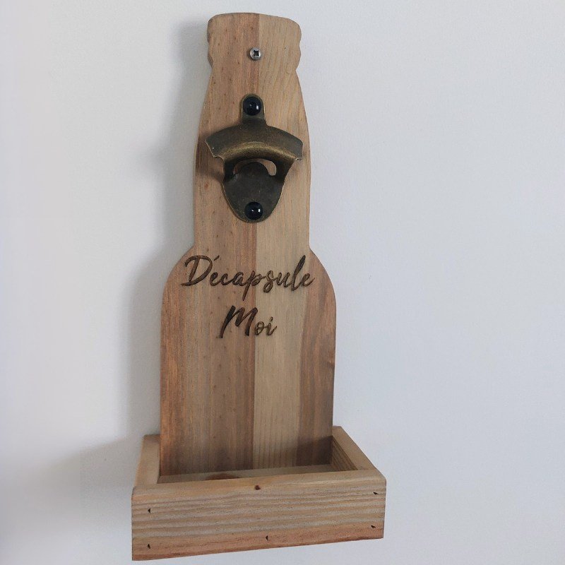 Décapsuleur Mural "Décapsule Moi" - Cadeau homme original – Image 2