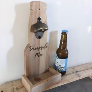 Décapsuleur Mural "Décapsule Moi" - Cadeau homme original