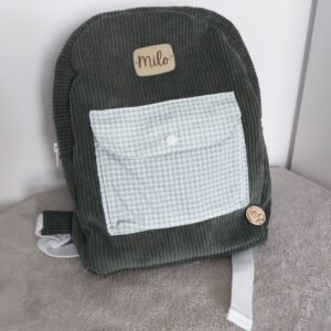 Sac à dos enfant maternelle - Velours côtelé